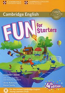 Fun for Starters Student's Book with Online Activities with Audio and Home Fun Booklet 2 4th Edition (Cambridge English)