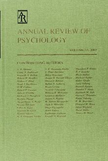 Annual Review of Psychology: 2002