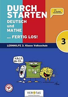 Durchstarten - Volksschule - 3. Klasse: Deutsch, Mathe, Englisch ... fertig los! - Übungsbuch