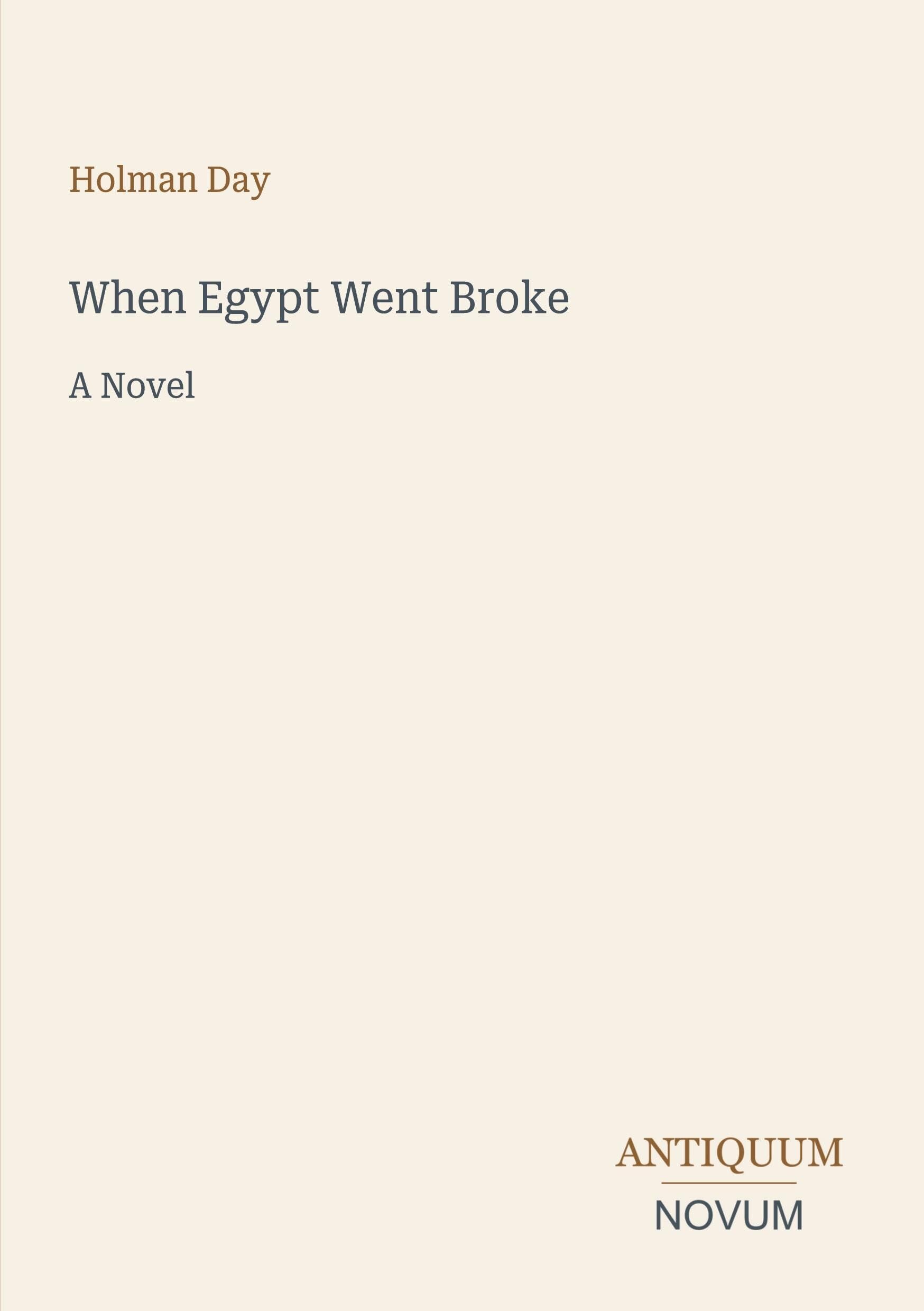 When Egypt Went Broke