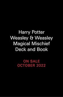 Harry Potter Weasley & Weasley Magical Mischief Deck and Book