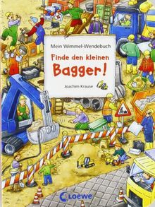 Finde den kleinen Bagger! / Finde den roten Ritterhelm!: Mein Wimmel-Wendebuch | Buch | Zustand gut