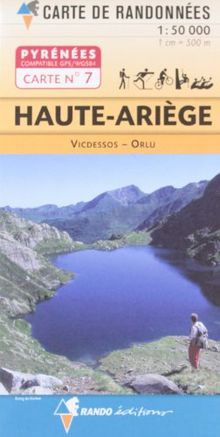Pyrenees: Haute Ariege Andorre No. 7 (Cartes Topographiques)