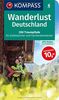 Wanderlust Deutschland: 200 Traumpfade für Gipfelstürmer und Flachlandentdecker, GPX-Daten zum Download. (KOMPASS Wander- und Fahrradlust, Band 1600)