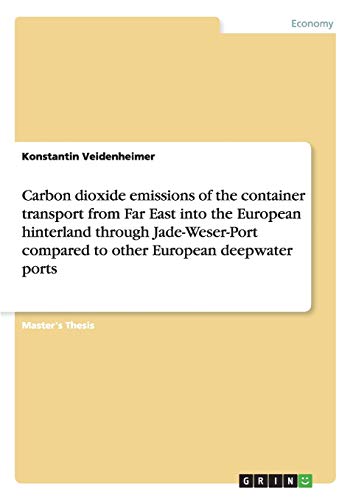 Carbon dioxide emissions of the container transport from Far East into the European hinterland through Jade-Weser-Port compared to other European deepwater ports