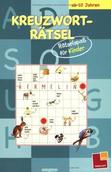 Kreuzworträtsel: Rätselspaß für Kinder (blau)