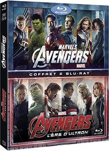 Coffret avengers : avengers 1 ;avengers 2 : l'ère d'ultron [Blu-ray] 