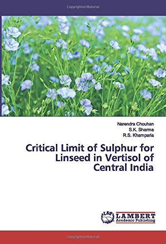 Critical Limit of Sulphur for Linseed in Vertisol of Central India