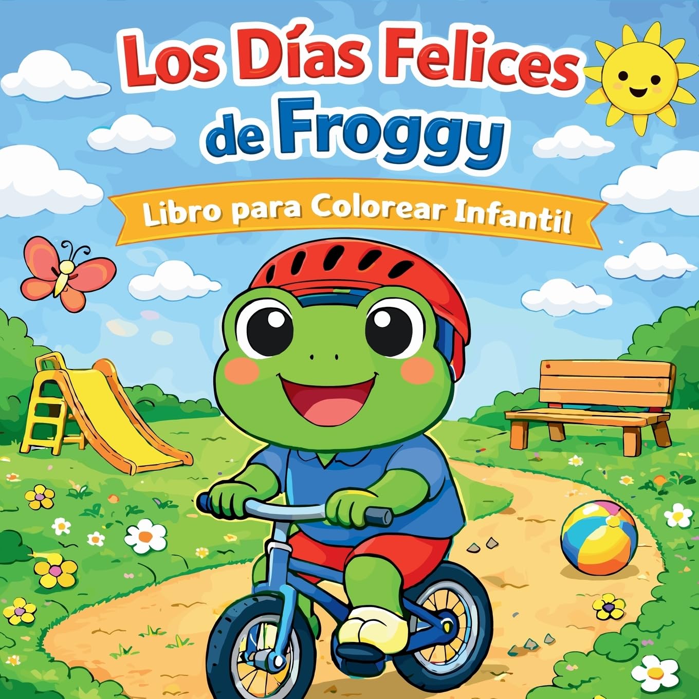 Los Días Felices de Froggy - Libro para Colorear Infantil