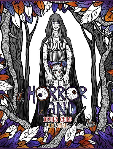 Adult Coloring Book Horror Land: Devil's Child (Book 7)