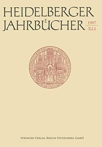 Heidelberger Jahrbücher.1997 XLI