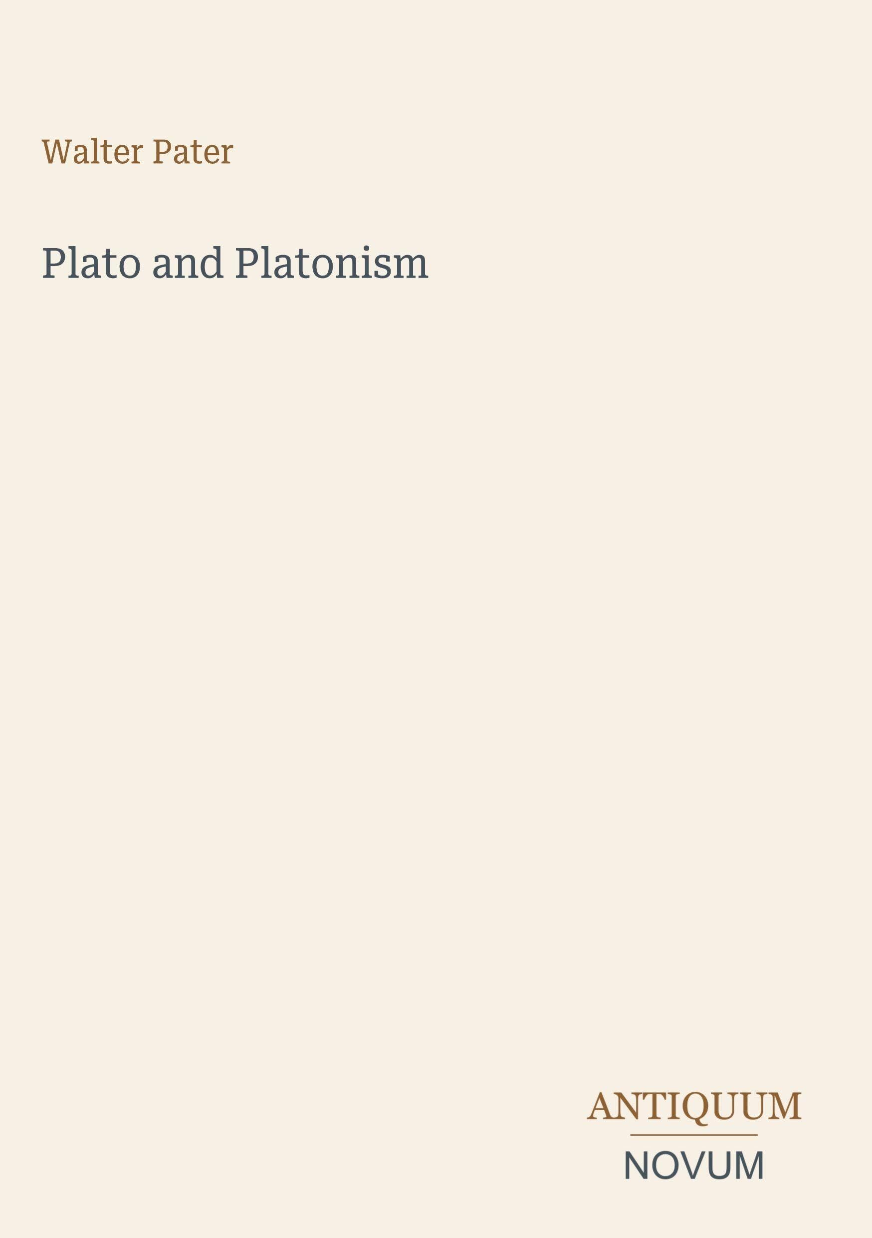 Plato and Platonism
