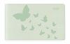 Ladytimer TO GO Deluxe Pastel Mint 2020 - Taschenkalender quer(15 x 9) - Tucson Einband - Motivprägung Schmetterlinge - Weekly - 128 Seiten