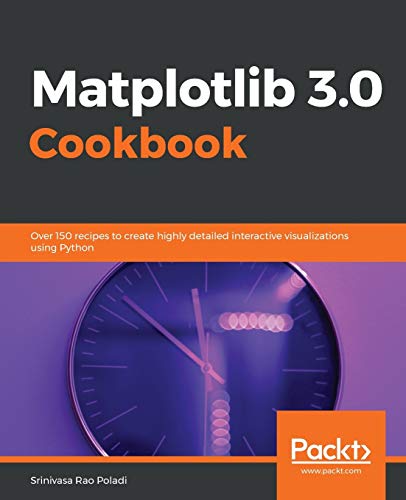 Matplotlib 3.0 Cookbook: Over 150 recipes to create highly detailed interactive visualizations using Python (English Edition)