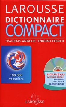 Larousse Dictionnaire Compact Francais Anglais Anglais Francais ...