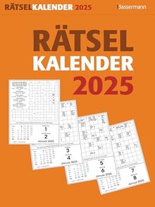 Rätselkalender 2025. Der beliebte Abreißkalender für alle Rätselfreunde