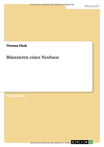 Bilanzieren eines Neubaus