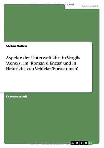 Aspekte der Unterweltfahrt in Vergils 'Aeneis', im 'Roman d'Eneas' und in Heinrichs von Veldeke 'Eneasroman'