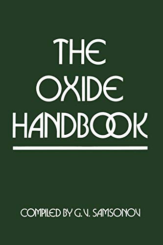 The Oxide Handbook (IFI Data Base Library)