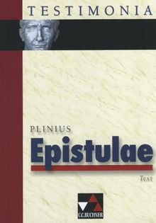 Testimonia / Plinius, Epistulae