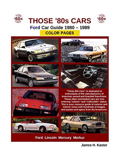 James Kaster Those 80s Cars - Ford