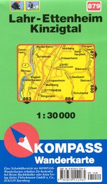 Kompass Karten, Lahr, Ettenheim, Kinzigtal (Carte de Randon)