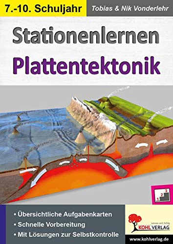 Stationenlernen Plattentektonik: Übersichtliche Aufgabenkarten in drei Niveaustufen