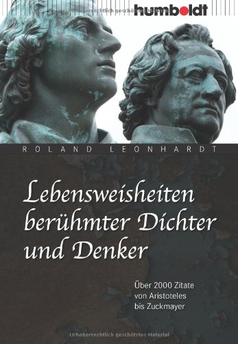 Zitate Berühmter Dichter Und Denker
