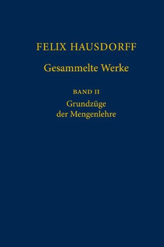 Grundzüge der Mengenlehre: Grundzuge Der Mengenlehre