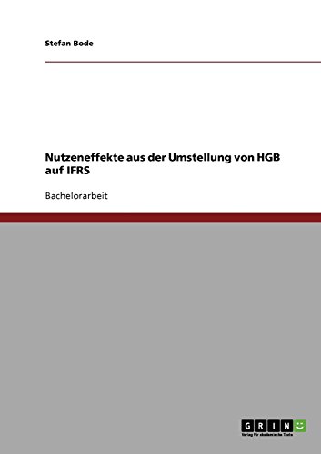 Nutzeneffekte aus der Umstellung von HGB auf IFRS