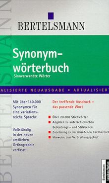 Bertelsmann Synonym- Wörterbuch