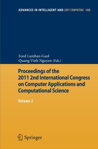 Proceedings of the 2011 2nd International Congress on Computer Applications and Computational Science: Volume 2 (Advances in Intelligent and Soft Computing)