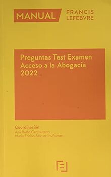 Manual Preguntas Test Examen Acceso a la Abogacía 2022