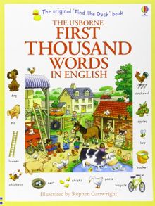 First Thousand Words in English (Usborne First Thousand Words)