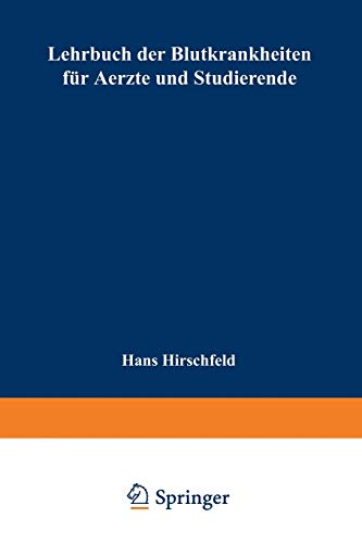 Lehrbuch der Blutkrankheiten für Aerzte und Studierende (German Edition)
