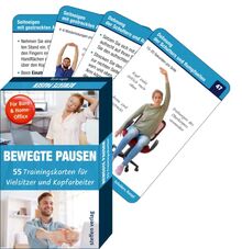 Trainingskarten: Bewegte Pausen für Büro & Home-Office: 55 Trainingskarten für Vielsitzer und Kopfarbeiter (Trainingsreihe von Ronald Thomschke)