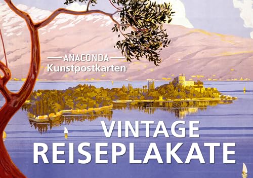 Die Buchhandlung in Oelde hat das Buch Postkarten-Set Vintage-Reiseplakate: 18 Kunstpostkarten aus hochwertigem Karton. ca. 0,28€ pro Karte (Anaconda Postkarten, Band 73)