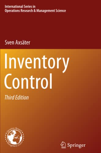 Inventory Control (International Series in Operations Research & Management Science, Band 225)