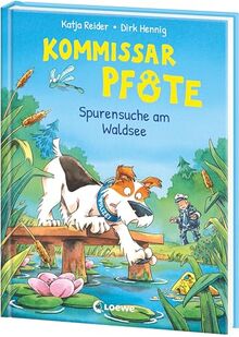 Kommissar Pfote (Band 7) - Spurensuche am Waldsee: Begleite den beliebten Hunde-Held bei seiner Spurensuche - Lustiger Kinderkrimi zum Vorlesen und ersten Selberlesen ab 6 Jahren