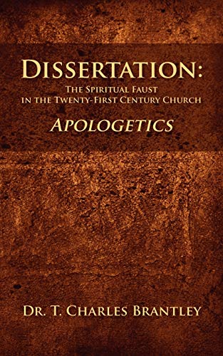 Dissertation: The Spiritual Faust in the Twenty-First Century Church