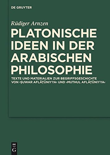 Platonische Ideen in der arabischen Philosophie: Texte und Materialien zur Begriffsgeschichte von suwar aflatuniyya und muthul aflatuniyya (Scientia Graeco-Arabica, Band 6)