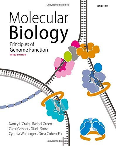 Nancy Craig Molecular Biology, Principles Of Genome Function