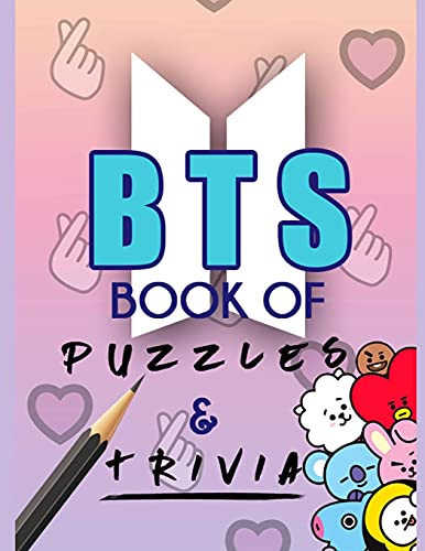 Purpleyou Press Kpop Bts Book Of Puzzles & Trivia
