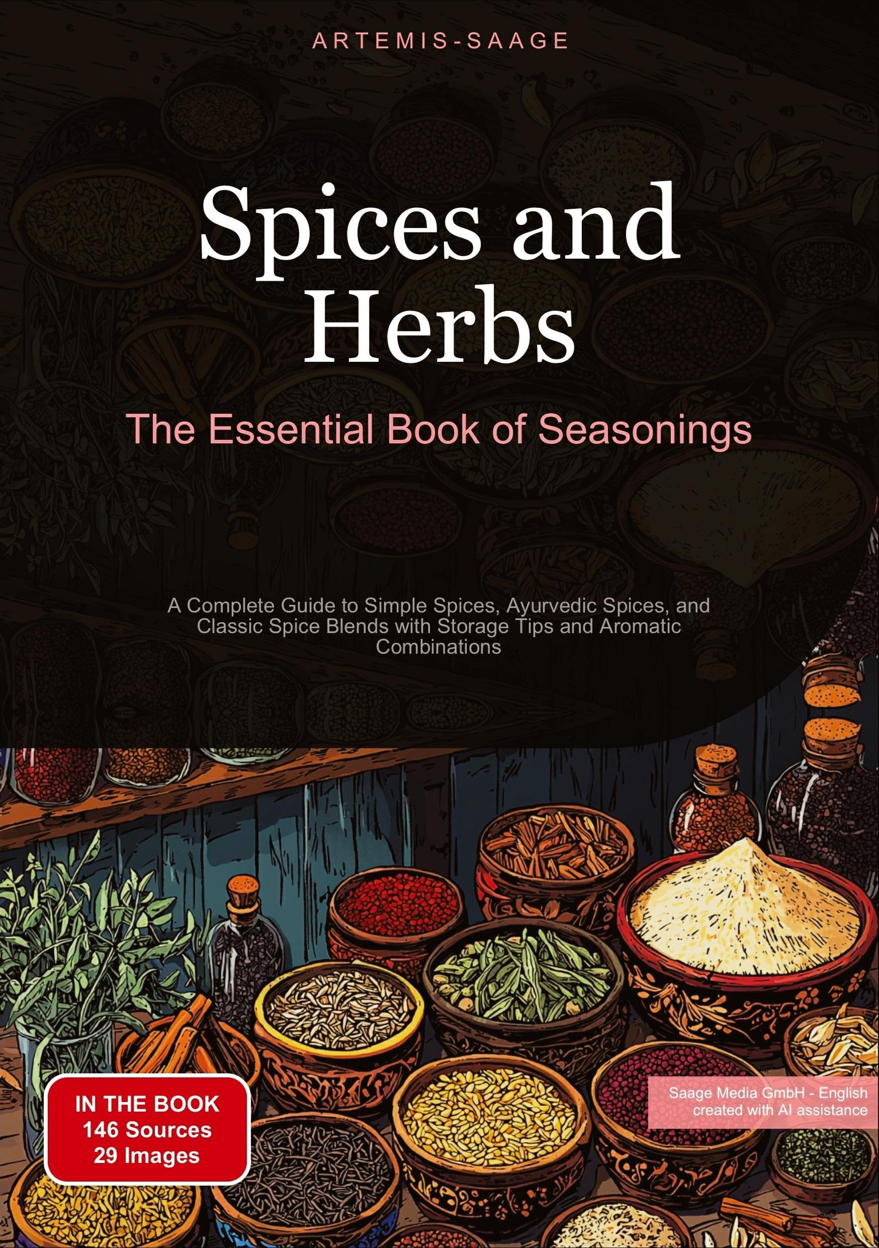 Spices and Herbs: The Essential Book of Seasonings: A Complete Guide to Simple Spices, Ayurvedic Spices, and Classic Spice Blends with Storage Tips and Aromatic Combinations