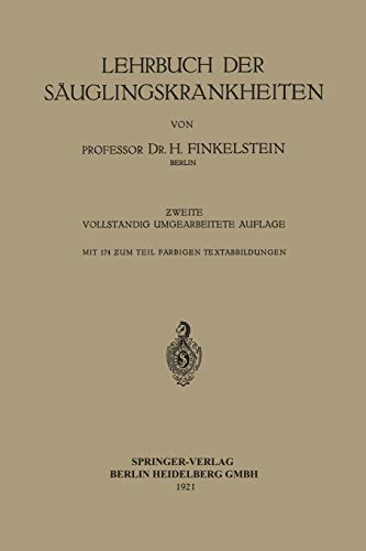 Lehrbuch der Säuglingskrankheiten