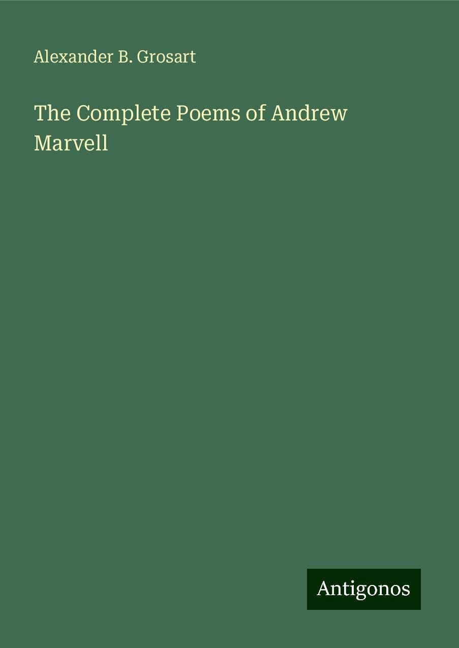 The Complete Poems of Andrew Marvell