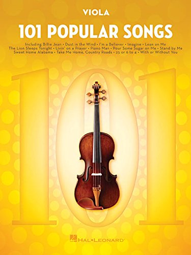 101 Popular Songs - Viola (Instrumental Folio): For Viola