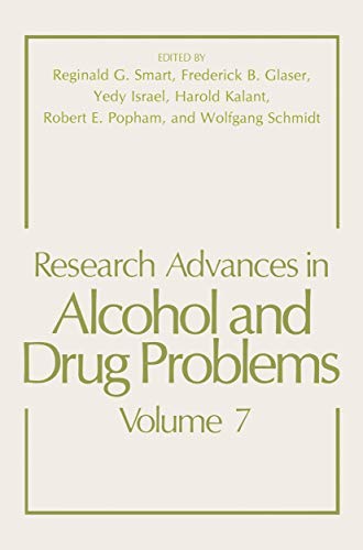 Research Advances in Alcohol and Drug Problems: Volume 7 (Research Advances in Alcohol and Drug Problems, 7, Band 7)