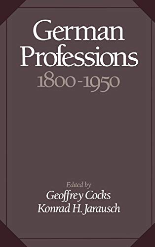 German Professions 1800-1950