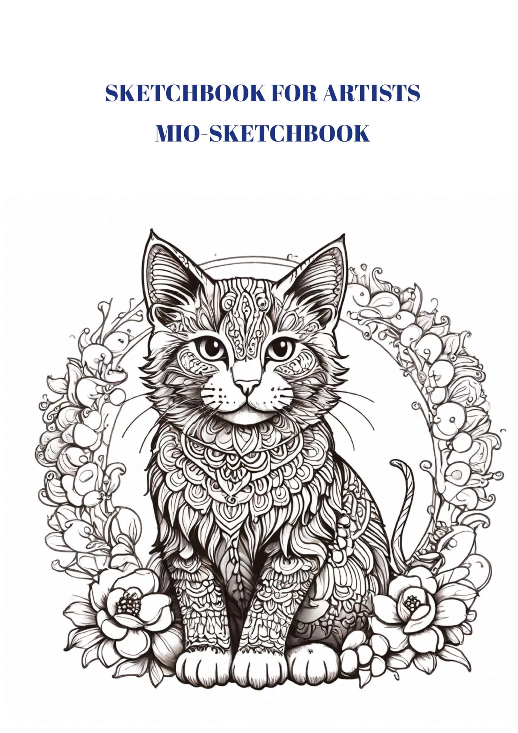 A4 Sketchbook for Artists: Mio Sketchbook: Softcover with 100 pages (50 sheets) - 297cm x 210cm drawing pad paper - sketch pad for sketch pencil